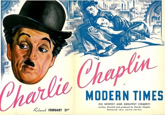 Charlie Chaplin Modern Times lobby card