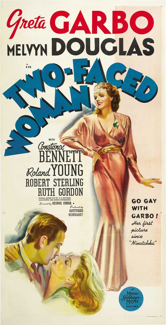 GARBO TWO-FACED WOMAN POSTER