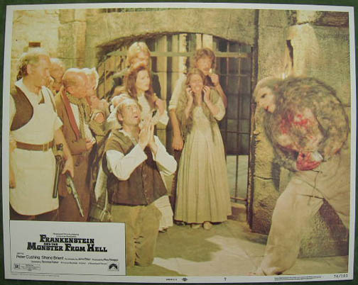 Frankenstein And The Monster From Hell  lobby card