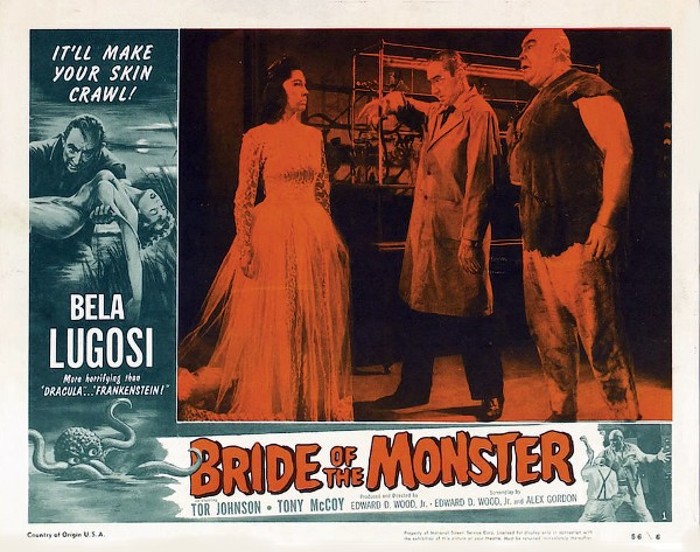Bride of the Monster (1955 dir ED WOOD) Bela Lugosi, Tor Johnson