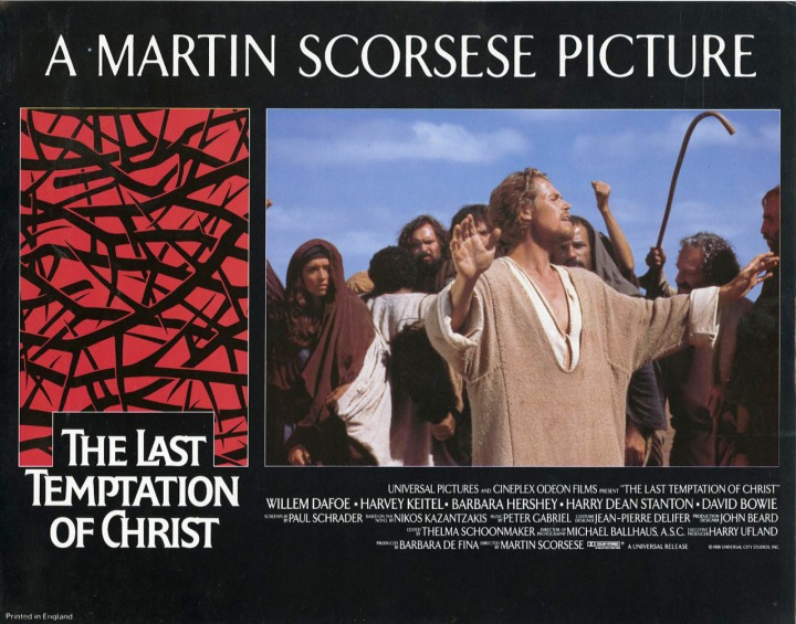 THE LAST TEMPTATION OF CHRIST (1988 Martin Scorsese) lobby card